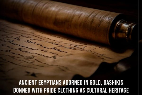 ancient egyptians adorned in gold